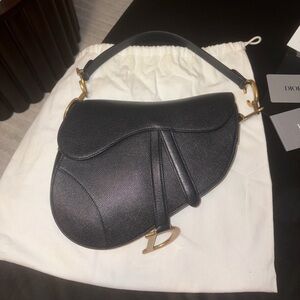 Black Dior Saddle Bag 2022